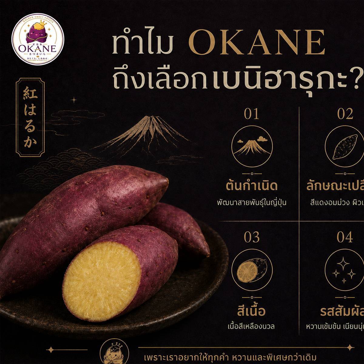 ทำไม OKANE ถึงเลือกเบนิฮารุกะ